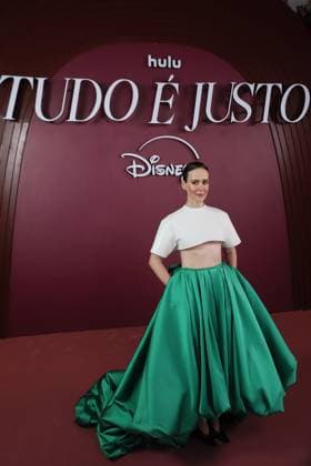 Disney+ Hulu series All™s Fair premiere in Rio de Janeiro American actress Sarah Paulson during the launch of the Disney+ series All™s Fair at the Copacabana Palace Theatre in Copacabana, south zone of Rio de Janeiro, on Monday, November 10, 2025 RIO DE JANEIRO Copacabana RIO DE JANEIRO BRAZIL Copyright: xCHARLESxSHOLLx