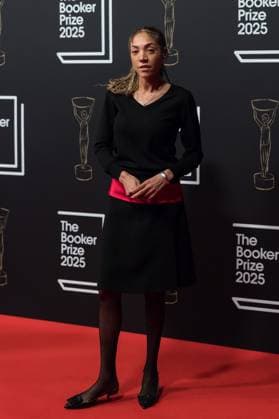 Booker Prize 2025 Award Ceremony in London LONDON, UNITED KINGDOM - NOVEMBER 10: Miquita Olivier attends the Booker Prize 2025 winner ceremony at Old Billingsgate in London, United Kingdom on November 10, 2025. The Booker Prize is the world’s most significant award for the best sustained work of fiction written in English by authors from anywhere in the world and published in the UK or Ireland, which has brought recognition, reward and readership to outstanding fiction for over five decades. Wiktor Szymanowicz Anadolu London United Kingdom. Editorial use only. Please get in touch for any other usage.  Copyright: x2025xAnadoluxWiktorxSzymanowiczx