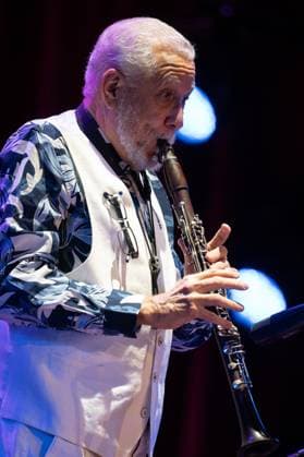 November 10, 2025, Madrid, Spain: Cuban jazz Paquito D Rivera performs during the JAZZMADRID concert at the Fernanda Gomez Theatre in Madrid. Madrid Spain - ZUMAs197 20251110_aaa_s197_154 Copyright: xAtilanoxGarciax