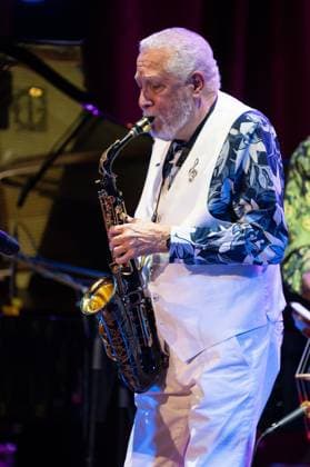 November 10, 2025, Madrid, Spain: Cuban jazz Paquito D Rivera performs during the JAZZMADRID concert at the Fernanda Gomez Theatre in Madrid. Madrid Spain - ZUMAs197 20251110_aaa_s197_183 Copyright: xAtilanoxGarciax