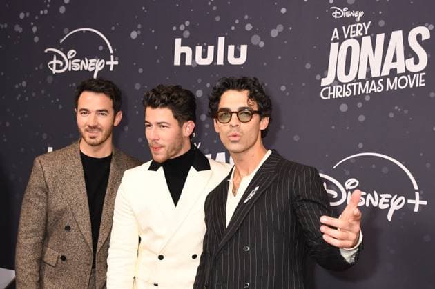 Celebrity arrivals for the premiere of A Very Jonas Christmas Movie at New York City Center Featuring: Kevin Jonas, Nick Jonas and Joe Jonas Where: New York City, New York, United States When: 10 Nov 2025 Credit: mpi099 MediaPunch INSTARimages EDITORIAL USE ONLY. NOT FOR USE BY NEWSPAPERS BASED IN THE UK. Copyright: xx instar55259215