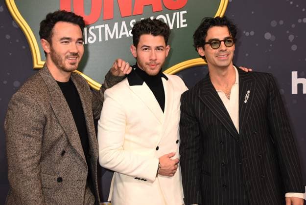 Celebrity arrivals for the premiere of A Very Jonas Christmas Movie at New York City Center Featuring: Kevin Jonas, Nick Jonas and Joe Jonas Where: New York City, New York, United States When: 10 Nov 2025 Credit: mpi099 MediaPunch INSTARimages EDITORIAL USE ONLY. NOT FOR USE BY NEWSPAPERS BASED IN THE UK. Copyright: xx instar55259219