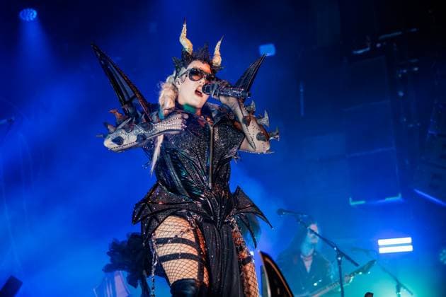 Battle Beast live in Oslo, Norway Oslo, Norway. 09th, November 2025. The Finnish power metal band Battle Beast performs a live concert at Rockefeller in Oslo. Here vocalist Noora Louhimo is seen live on stage. Norway, Oslo  Copyright: xGonzalesxPhoto KetilxMartinsenx