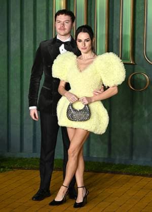 Ben Joyce and Amber Davies attends Wicked: For Good European Premiere at Cineworld Leicester Square in London, England. UK. Monday 10th November 2025 Copyright: xJamesxWarrenx adzj8132