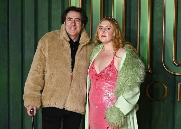 Jonathan Ross and Honey Ross attends Wicked: For Good European Premiere at Cineworld Leicester Square in London, England. UK. Monday 10th November 2025 Copyright: xJamesxWarrenx adzj8158