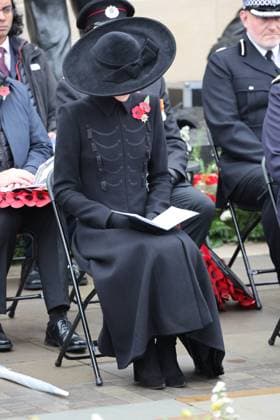 . 11 11 2025. United Kingdom. Kate Middleton, The Princess of Wales, at the Armistice Day service at the National Memorial Arboretum, United Kingdom  xStephenxLockx xi-Imagesx IIM-26367-0007