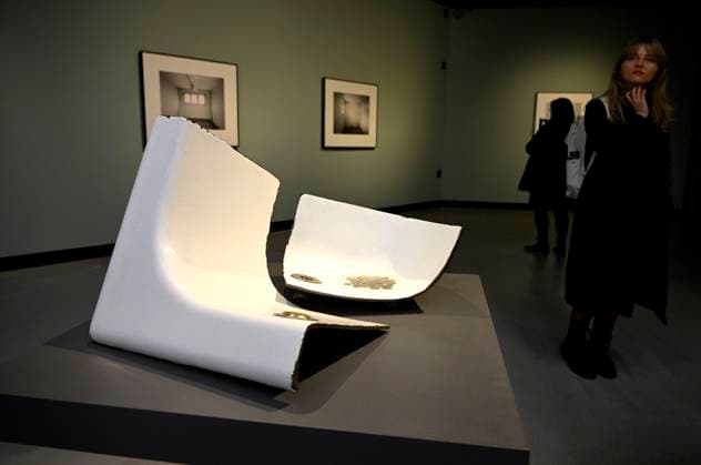 Exhibition by Slovak conceptual artist Roman Ondak entitled The Day After Yesterday at the Kunsthalle gallery, Prague, November 11, 2025. (CTKxPhoto KaterinaxSulova) CTKPhotoP2025111106155  CTKPhotoP2025111106155