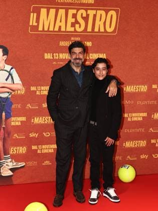 Rome, The Space Moderno cinema, premiere of the film The Maestro. Pictured: Pierfrancesco Favino, Tiziano Menichelli  Copyright: xMarcoxProvvisionatox xipa-agency.netx xMarcoxProvvisionatox IPA_Agency_IPA67843605