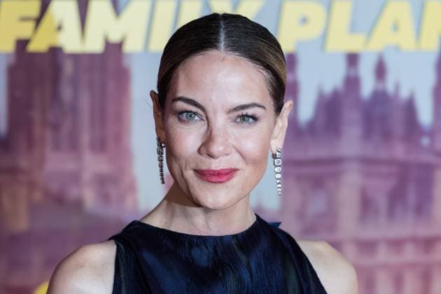 November 11, 2025, London, England, United Kingdom: MICHELLE MONAGHAN attends the World Premiere of The Family Plan 2 at Curzon Mayfair in London. London United Kingdom - ZUMAs371 20251111_zip_s371_058 Copyright: xWiktorxSzymanowiczx