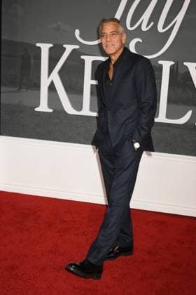 LOS ANGELES, CA- NOVEMBER 11: George Clooney at the Los Angeles premiere of Netflix s Jay Kelly at The Egyptian Theatre Hollywood on November 11, 2025 in Los Angeles, California. Copyright: xJeffreyxMayerx