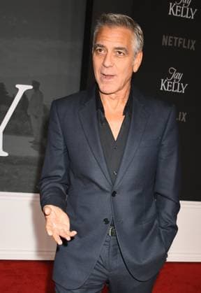 LOS ANGELES, CA- NOVEMBER 11: George Clooney at the Los Angeles premiere of Netflix s Jay Kelly at The Egyptian Theatre Hollywood on November 11, 2025 in Los Angeles, California. Copyright: xJeffreyxMayerx