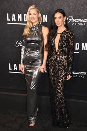 NEW YORK, NY - NOVEMBER 11: Ali Larter and Demi Moore at the Paramount+ Original season 2 premiere of Landman on November 11, 2025 at Alice Tully Hall in New York City. Copyright: xMediaPunchx