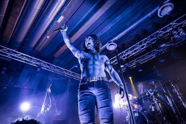 Nothing More live in Oslo, Norway Oslo, Norway. 11th, November 2025. The American rock band Nothing More performs a live concert at Vulkan Arena in Oslo. Here vocalist Jonny Hawkins is seen live on stage. Norway, Oslo, Vulkan Arena  Copyright: xGonzalesxPhoto TerjexDokkenx
