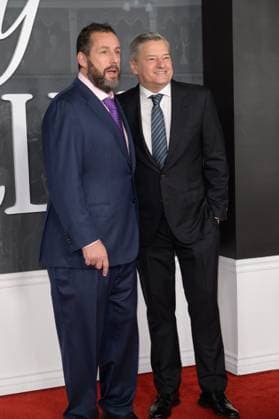Jay Kelly LA Premiere - Los Angeles, USA LOS ANGELES, USA. November 11, 2025: Adam Sandler & Ted Sarandos at the LA premiere for Netflix s Jay Kelly at the Egyptian Theatre. Los Angeles CA USA  Copyright: xPaulxSmith Featureflashx