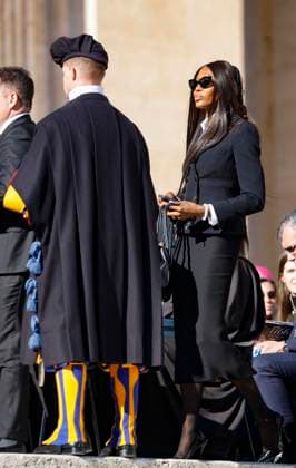 November 12, 2025, Vatican City, VATICAN CITY: British model Naomi Campbell during weekly General Audience in St. Peter s Square, in Vatican City, 12 November 2025. ANSA FABIO FRUSTACI Vatican City VATICAN CITY  - ZUMAa110 20251112_zaf_a110_003 Copyright: xFabioxFrustacix