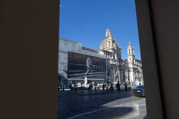 View of Piazza Navona in Rome from the Spanish Embassy in Italy  Copyright: xMatteoxNardonex xipa-agency.netx xMatteoxNardonex IPA_Agency_IPA67861857