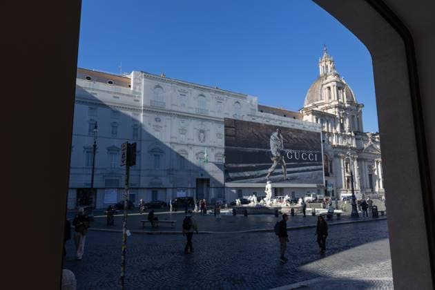 View of Piazza Navona in Rome from the Spanish Embassy in Italy  Copyright: xMatteoxNardonex xipa-agency.netx xMatteoxNardonex IPA_Agency_IPA67861850