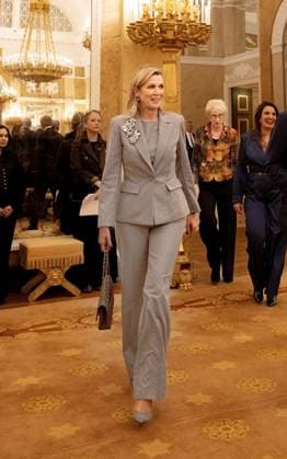 Den Haag, The Netherlands, 2025-11-12 14:25:19 THE HAGUE, 12-11-2025, Noordeinde Palace. Queen Maxima hosted the launch of the Financially Healthy Netherlands Foundation (SFGN) at Noordeinde Palace. SFGN is the result of the merger of the SchuldenlabNL foundation and the National Coalition for Financial Health (NCFG). PHOTO: NLBeeld Credit: NL Beeld Patrick van Emst  Copyright: xx x