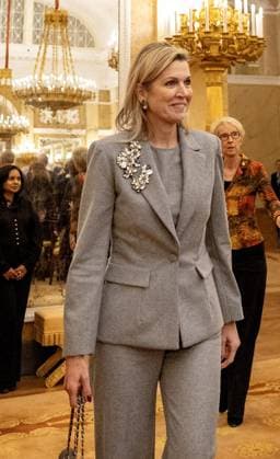 Den Haag, The Netherlands, 2025-11-12 14:25:20 THE HAGUE, 12-11-2025, Noordeinde Palace. Queen Maxima hosted the launch of the Financially Healthy Netherlands Foundation (SFGN) at Noordeinde Palace. SFGN is the result of the merger of the SchuldenlabNL foundation and the National Coalition for Financial Health (NCFG). PHOTO: NLBeeld Credit: NL Beeld Patrick van Emst  Copyright: xx x