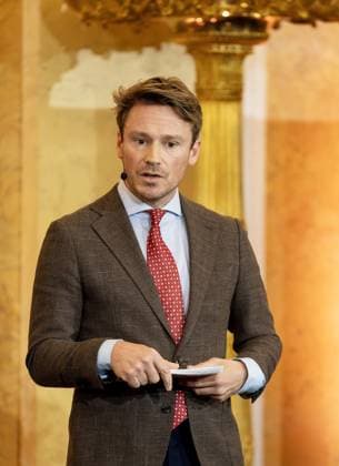 Den Haag, The Netherlands, 2025-11-12 14:36:00 THE HAGUE, 12-11-2025, Noordeinde Palace. Queen Maxima hosted the launch of the Financially Healthy Netherlands Foundation (SFGN) at Noordeinde Palace. SFGN is the result of the merger of the SchuldenlabNL foundation and the National Coalition for Financial Health (NCFG). PHOTO: NLBeeld Credit: NL Beeld Patrick van Emst  Copyright: xx x