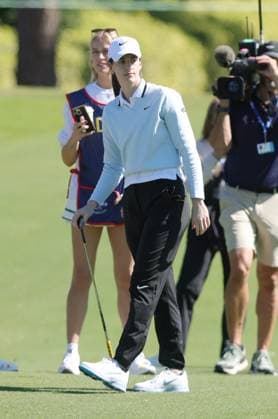 BELLEAIR, FL - NOVEMBER 12: Caitlin Clark at the Pro Am for The Annika driven by Gainbridge at Pelican on November 12, 2025 at the Pelican Golf Club in Belleair, Florida. Copyright: xmpi34x