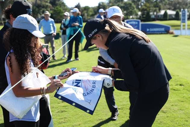 BELLEAIR, FL - NOVEMBER 12: Kai Trump at the Pro Am for The Annika driven by Gainbridge at Pelican on November 12, 2025 at the Pelican Golf Club in Belleair, Florida. Copyright: xmpi34x