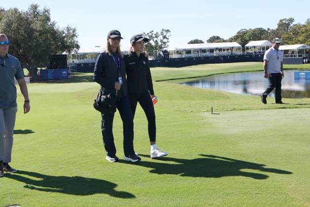 BELLEAIR, FL - NOVEMBER 12: Vanessa Trump and Kai Trump at the Pro Am for The Annika driven by Gainbridge at Pelican on November 12, 2025 at the Pelican Golf Club in Belleair, Florida. Copyright: xmpi34x