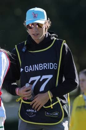 BELLEAIR, FL - NOVEMBER 12: Carson Hocevar at the Pro Am for The Annika driven by Gainbridge at Pelican on November 12, 2025 at the Pelican Golf Club in Belleair, Florida. Copyright: xmpi34x