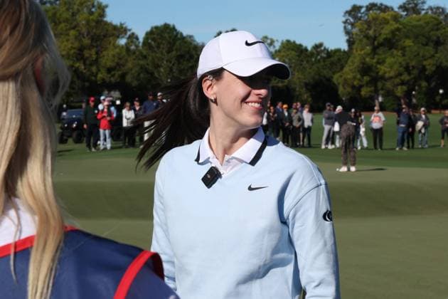 BELLEAIR, FL - NOVEMBER 12: Caitlin Clark at the Pro Am for The Annika driven by Gainbridge at Pelican on November 12, 2025 at the Pelican Golf Club in Belleair, Florida. Copyright: xmpi34x