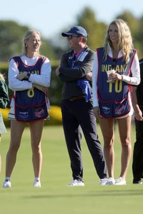 BELLEAIR, FL - NOVEMBER 12: Lexie Hull and Sophie Cunningham at the Pro Am for The Annika driven by Gainbridge at Pelican on November 12, 2025 at the Pelican Golf Club in Belleair, Florida. Copyright: xmpi34x