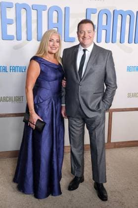 Rental Family Los Angeles Premiere, Los Angeles, USA - 12 Nov 2025 Jeanne Moore and Brendan Fraser at the Los Angeles premiere of Rental Family held at the DGA Theater in Hollywood, USA on November 12, 2025., Credit:Lumeimages.com Avalon USA, California, Los Angeles, Hollywood, CA, USA  Copyright: xLumeimages.comx xAvalonx 1052146566
