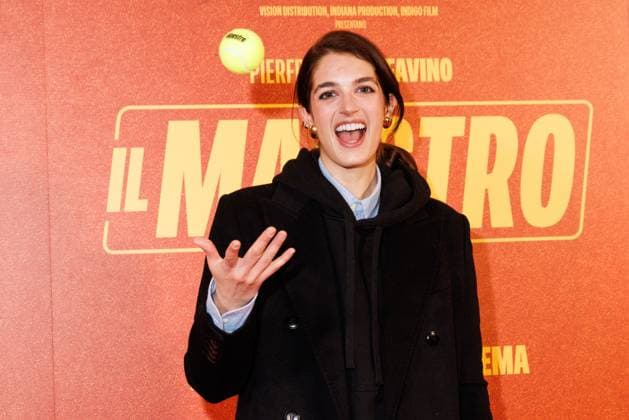 News - Il Maestro - Photocall Greta Ferro attends the Il Maestro photocall at Cinema Anteo on November 12, 2025 in Milan, Italy. Photo: Cinzia Camela. Milan Cinema Anteo Italy Copyright: xCinziaxCamelax xLiveMediax LPN_2141381