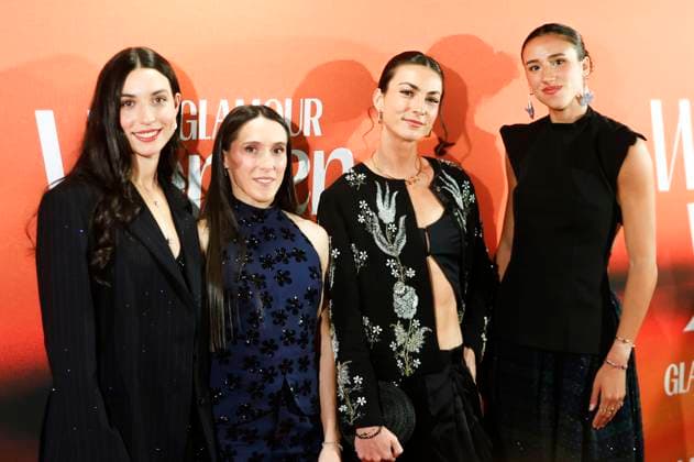 Blanca Hervas, Daniela Fra, Eva Santidrian und Paula Sevilla (Golden Bubbles) bei der Verleihung der Glamour Women of the Year Awards 2025 im Teatro Barcelo. Madrid, 12.11.2025