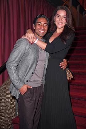 Nic Shanker mit Ehefrau Janina Shanker bei der Premiere von Sarah Engels bei Moulin Rouge! Das Musical im Musical Dome in Köln am 13.11.2025