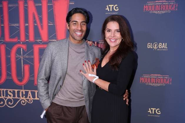 Nic Shanker und Janina Shanker bei der Premiere der neuen Hauptdarstellerin (SarahEngels) vom Musical Moulin Rouge am 13.11.2025 in Koeln Moulin Rouge Musical feiert Premiere mit neuer Hauptdarstellerin in Koeln