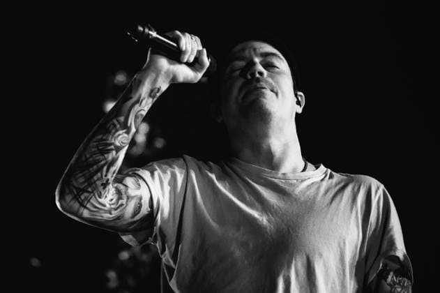 Konzert der The plot in you in Berlin Konzert der US-amerikanischen Metalcore Band The Plot in You, um Sänger und Gründer der Band Landon Tewers, am 13.11.2025 in der Berliner Uber Eats Music Hall., Berlin Berlin Deutschland Friedrichshain