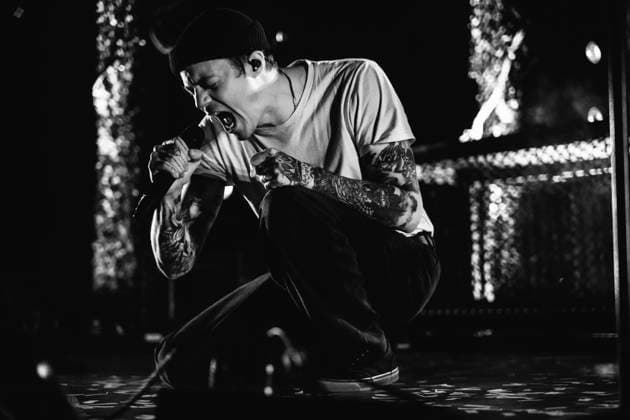 Konzert der The plot in you in Berlin Konzert der US-amerikanischen Metalcore Band The Plot in You, um Sänger und Gründer der Band Landon Tewers, am 13.11.2025 in der Berliner Uber Eats Music Hall., Berlin Berlin Deutschland Friedrichshain