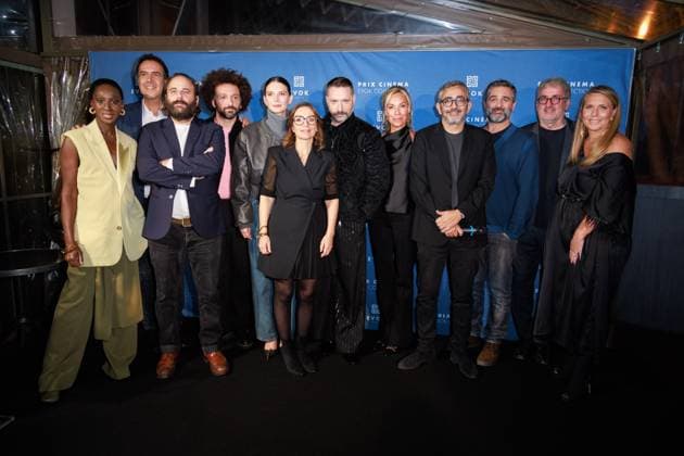 Prix Cinema Evok Collection - Paris Eye Haïdara, Vincent Macaigne, William Lebghil, Joséphine Japy, Eric Toledano and Olivier Nakache attend the Prix Cinema Evok Collection held at the Hotel Brach in Paris, France, on November 13, 2025. Photo by David Boyer ABACAPRESS.COM Paris France  Copyright: xBoyerxDavid ABACAx