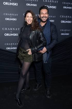 Maison Charnay x Richard Orlinski Event NB Silvia Notargiacomo and Denny Imbroisi attends the Maison Charnay x Richard Orlinski Capsule Collection Launch At Atelier Vendome on November 14, 2025 in Paris, France. Photo by Nasser Berzane ABACAPRESS.COM Paris France  Copyright: xBerzanexNasser ABACAx
