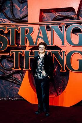 Stranger Things Season 5 UK special screening, London, 13 November 2025 Gaten Matarazzo attends the Stranger Things Season 5 UK Special Screening at Odeon Luxe Leicester Square in London on 13 November 2025., Credit:Avalon  Copyright: xAvalonx 1052288892