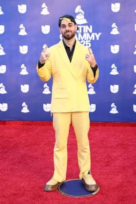 Papatinho arrives for the 26th annual Latin Grammy Awards at the MGM Garden Arena in Las Vegas, Nevada on Thursday, November 13, 2025.  LAV20251113038 JAMESxATOA