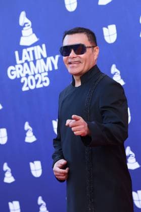 Oscar Petit arrives for the 26th annual Latin Grammy Awards at the MGM Garden Arena in Las Vegas, Nevada on Thursday, November 13, 2025.  LAV20251113009 JAMESxATOA