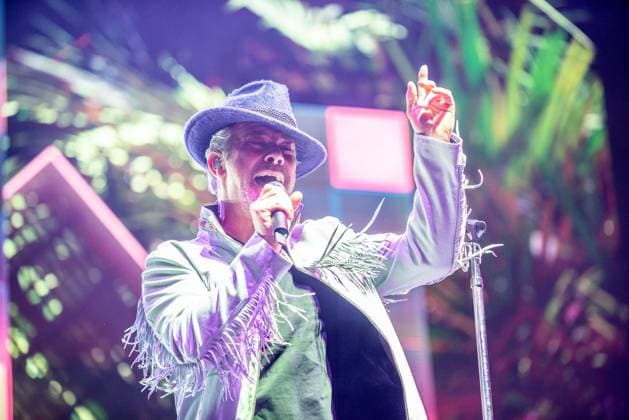 Music Concert - Jamiroquai - The Heels of Steel Tour 2025 Jason Kay of Jamiroquai Milan Unipol Forum Italy Copyright: xMirkoxFava TSCKx xLiveMediax LPM_2142566
