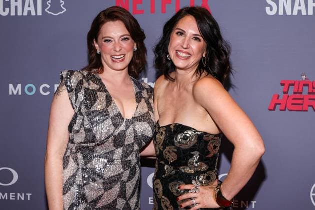 2025 Clio Entertainment Awards HOLLYWOOD, LOS ANGELES, CALIFORNIA, USA - NOVEMBER 13: American actress, comedian, singer, writer, and producer Rachel Bloom and Ashley Falls arrive at the 2025 Clio Entertainment Awards held at the Dolby Theatre on November 13, 2025 in Hollywood, Los Angeles, California, United States., Credit:Kay Qiao Avalon United States, California, Hollywood, Dolby Theatre Copyright: xKayxQiaox xAvalonx 1052339064