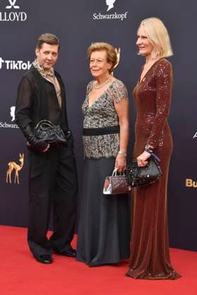 Christian Beck, Evi Brandl und Sibylle Schön bei der 77. Bambi-Verleihung 2025 in den Bavaria Filmstudios. München, 13.11.2025