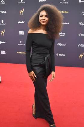 Hannah-Chioma Ekezie bei der 77. Bambi-Verleihung 2025 in den Bavaria Filmstudios. München, 13.11.2025
