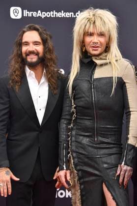 Tom Kaulitz und Bill Kaulitz von Tokio Hotel bei der 77. Bambi-Verleihung 2025 in den Bavaria Filmstudios. München, 13.11.2025