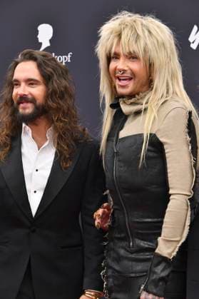 Tom Kaulitz und Bill Kaulitz von Tokio Hotel bei der 77. Bambi-Verleihung 2025 in den Bavaria Filmstudios. München, 13.11.2025