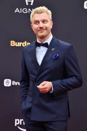 Friedrich Mücke bei der 77. Bambi-Verleihung 2025 in den Bavaria Filmstudios. München, 13.11.2025