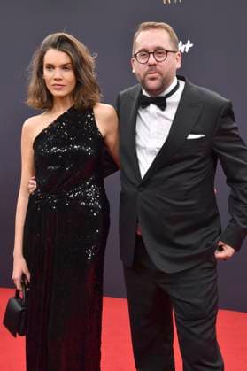 Giannina Haupt und Paul Ronzheimer bei der 77. Bambi-Verleihung 2025 in den Bavaria Filmstudios. München, 13.11.2025